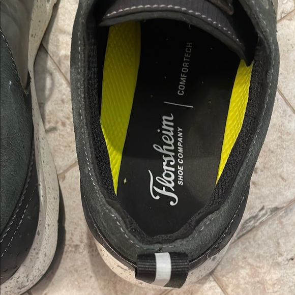 Florsheim Treadlite Plain Toe Mens bluish gray Leather Sneakers. Size 11 M - Picture 7 of 13